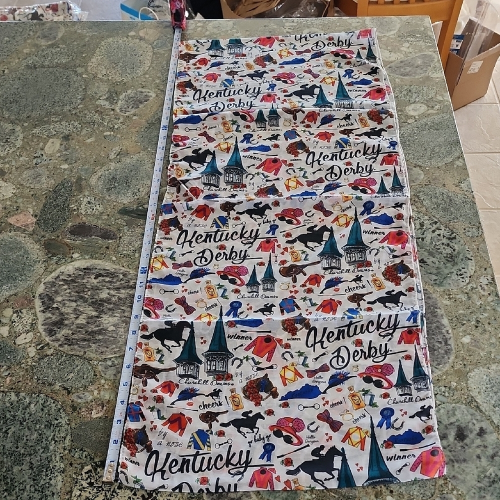 Kentucky Derby Infinity Scarf - Picture 2 of 7